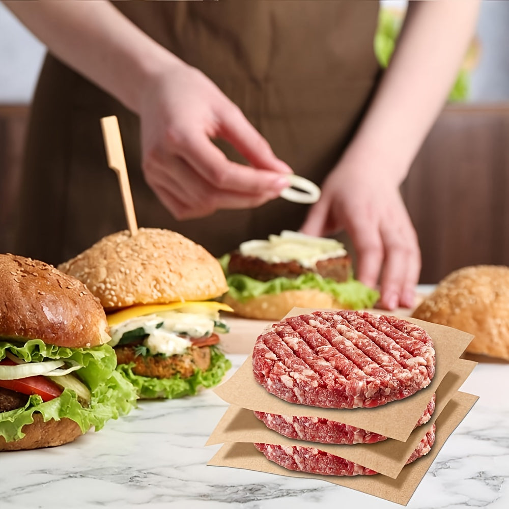 Unbleached Parchment Paper Sheets - Non-Stick, Non-Toxic, Pre-Cut Baking Sheets for Oven, Air Fryer, Grill, Steam - Heavy Duty, Fits Half Sheet Pans, Cookie, Pizza, Pastries - Kitchen & Restaurant Use - Easy Cleanup & Even Cooking, Oven Liner, Smooth