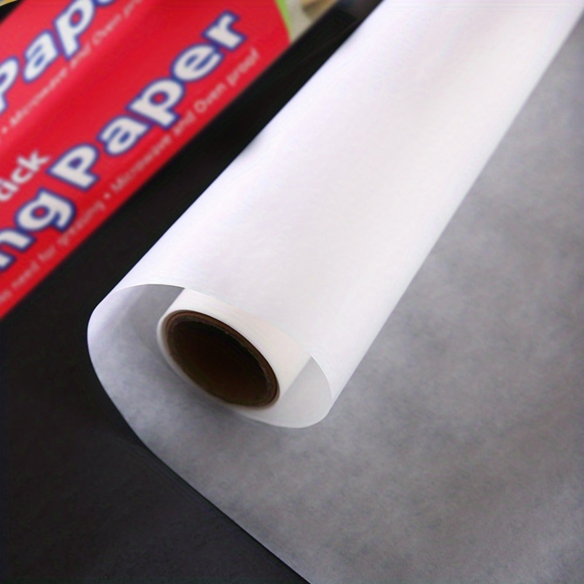 1 Roll Disposable Air Fryer Liners - Non-Stick Heat-Resistant Baking Paper (450°C Safe), Waterproof & Greaseproof, 11.8"x393.7" Large Roll for Oven, Microwave, Grilling - Precut Sheets for Easy Use, Safe Cooking & Easy Cleanup, Kitchen Essentials,