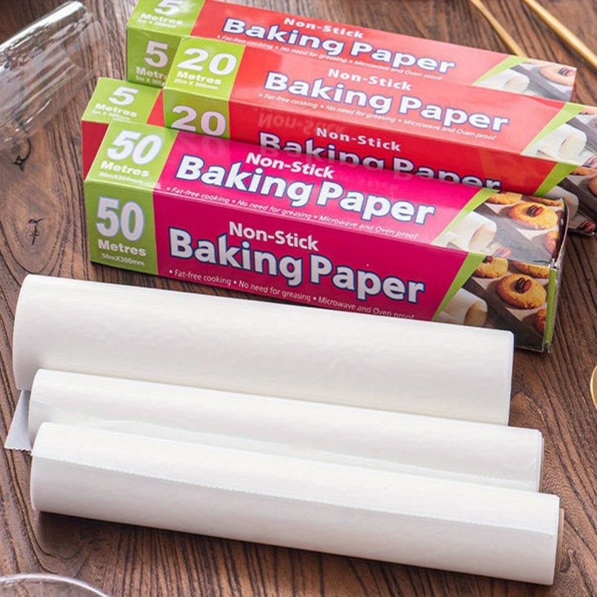 1 Roll Disposable Air Fryer Liners - Non-Stick Heat-Resistant Baking Paper (450°C Safe), Waterproof & Greaseproof, 11.8"x393.7" Large Roll for Oven, Microwave, Grilling - Precut Sheets for Easy Use, Safe Cooking & Easy Cleanup, Kitchen Essentials,