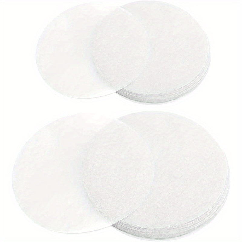 Precut Non-Stick Parchment Paper Baking Sheets - 6" & 8" Round Cake & Cookie Liners with Rounded Edges, Individually Wrapped for Easy Use, Oven Safe, Even Heat Distribution, Perfect for Muffins, Tart Pans & Pie Crusts (White, Durable & Precise Fit) -