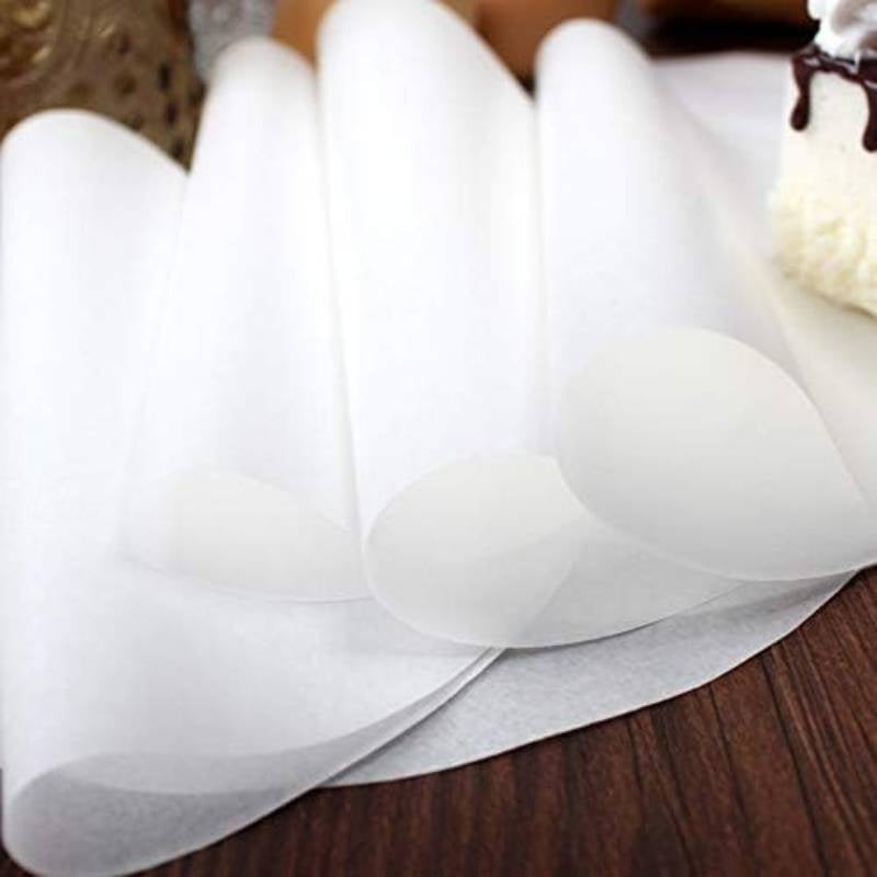 Precut Non-Stick Parchment Paper Baking Sheets - 6" & 8" Round Cake & Cookie Liners with Rounded Edges, Individually Wrapped for Easy Use, Oven Safe, Even Heat Distribution, Perfect for Muffins, Tart Pans & Pie Crusts (White, Durable & Precise Fit) -