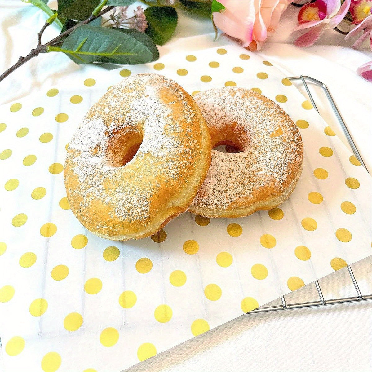 Golden Dot Wax Paper Sheets Deli Wraps Tray& Basket Liner Deli Paper Wax Paper Baking Paper Colored Parchment Paper Greaseproof for Food ( 150), Baking Essentials, Tray Liner, Decorative Paper, Elegant Food Wrap, Durable Parchment, Foodsafe Paper,