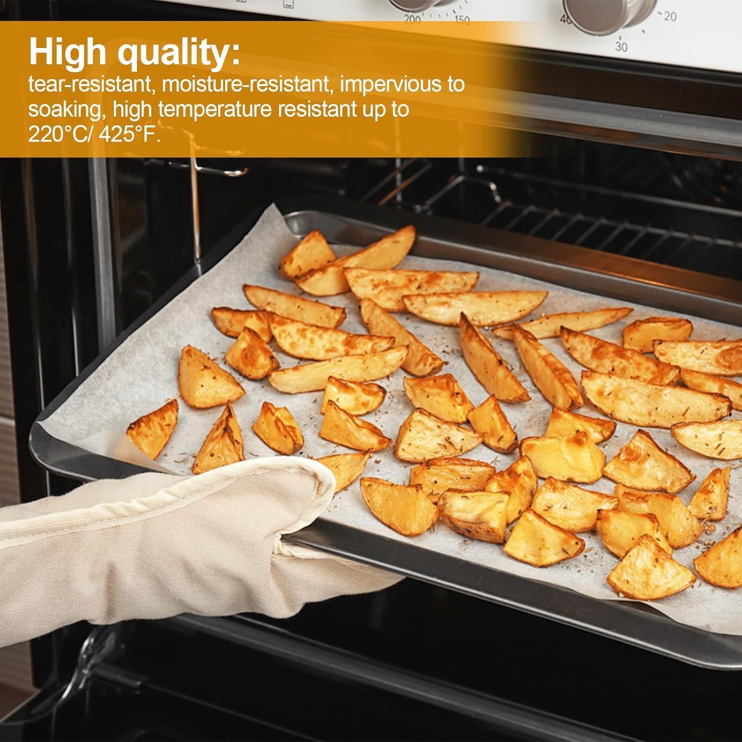 1000pcs Parchment Paper Baking Sheets 16*24 Inches, Non-Stick, Oil & Waterproof Baking Liners, For Baking, Cooking, Grilling, Frying